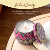 Andme Scented Candles for Home(Pack of 10), Diwali Decoration Items for Home Decor, Christmas New Year Gift Items, Birthday Gift, Orange Fragrance(120 GMS Each)